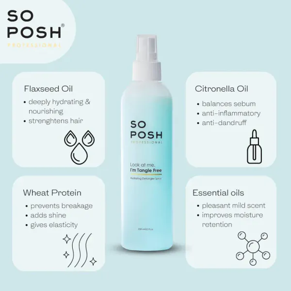So Posh Look at Me, I'm Tangle Free Detangling Spray  4L